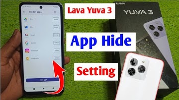 Lava Yuva 3 me app hide kaise kare | how to hide apps in Lava Yuva 3 | Lava Yuva 3 app hide setting