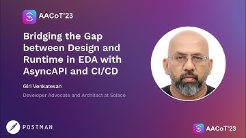 Bridging the Gap between Design and Runtime in EDA with AsyncAPI and CI/CD - Giri Venkatesan