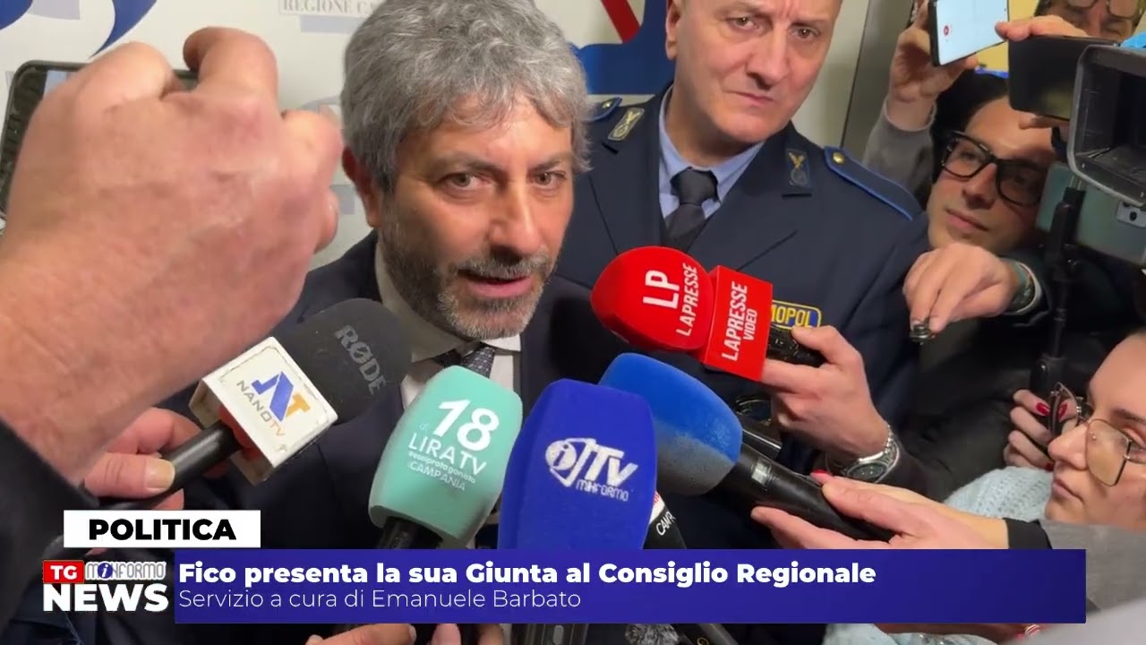 Fico presenta la sua Giunta al Consiglio Regionale