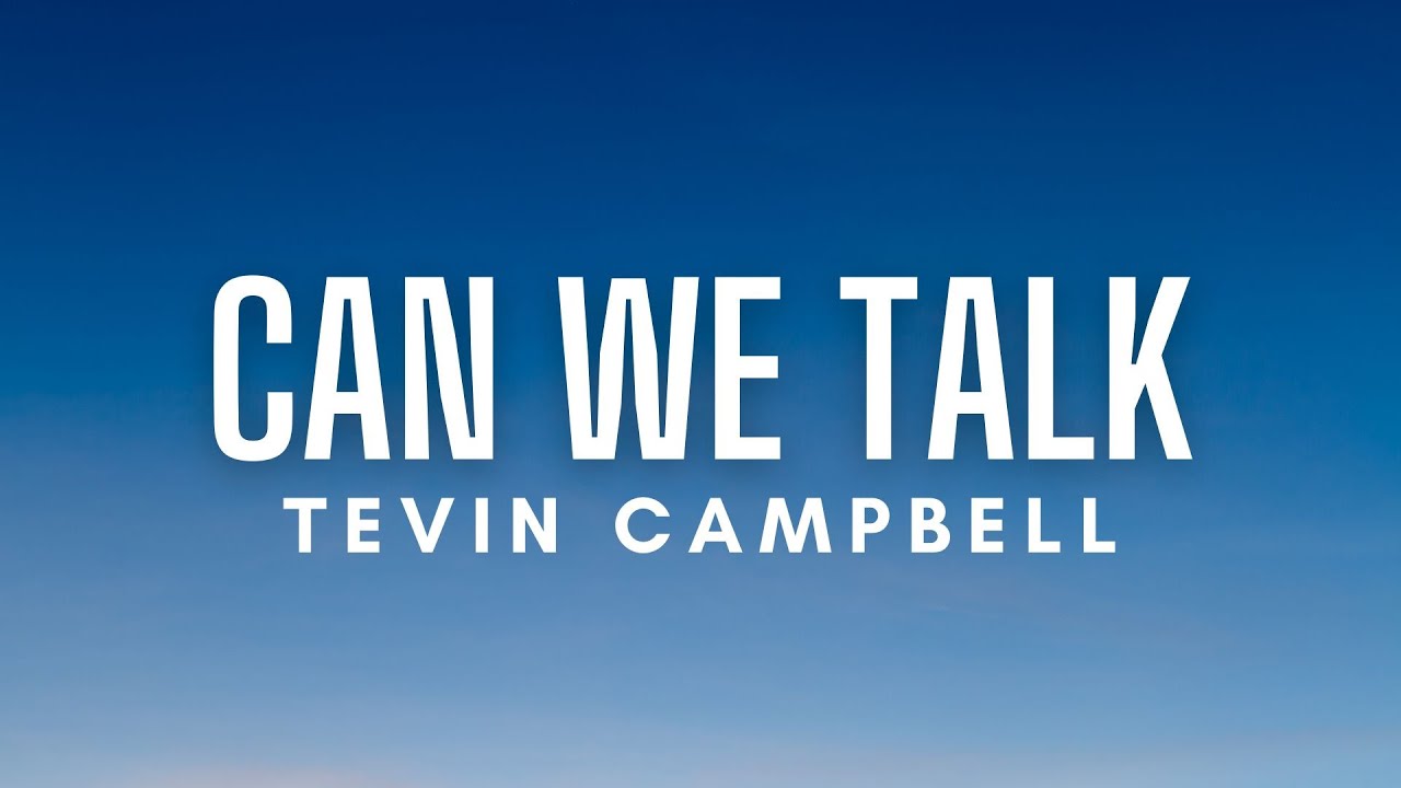 Tevin Campbell - Can We Talk (Lyrics & 432Hz) - YouTube