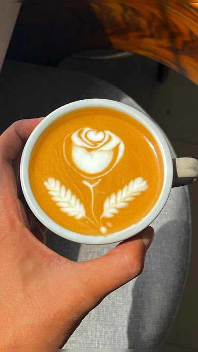 I Created a Rose Latte Art Masterpiece