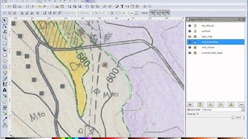 Digitising map in Inkscape (3A) Unit boundaries simple method