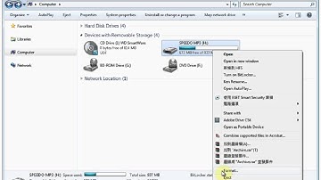 How to format Speedo Aquabeat MP3 Player