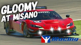Iracing 15 Minute Gloomy Race at Misano World Circuit Ferrari 296