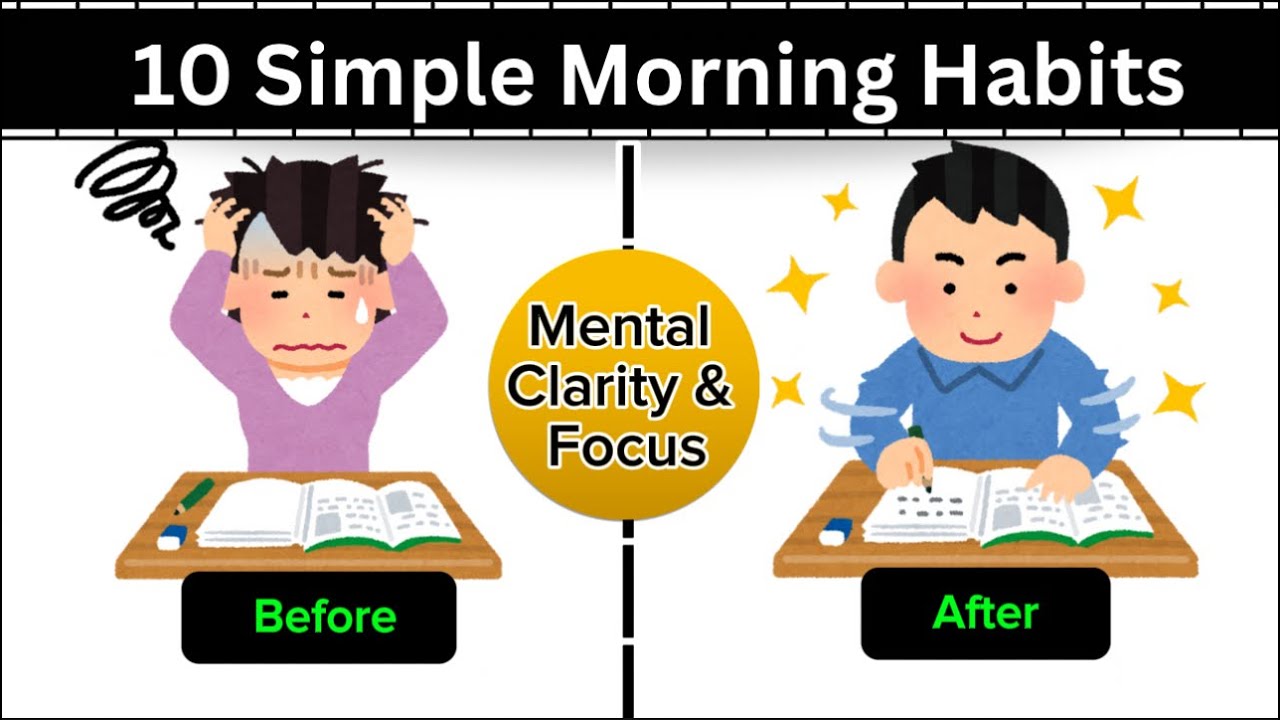 Visual Reference: 10 Simple Morning Habits For Mental Clarity Focus