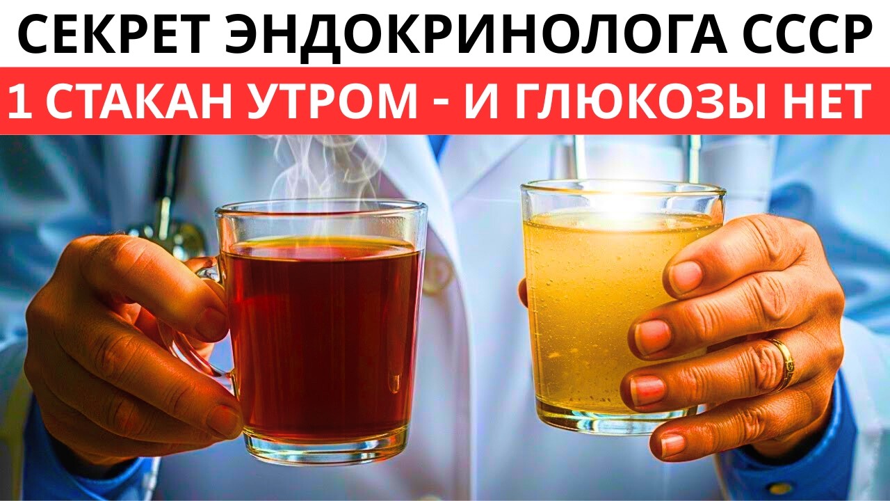 САХАР РУХНЕТ ДО 5.5! 1 стакан вместо чая — и глюкоза в норме. Рецепт СССР