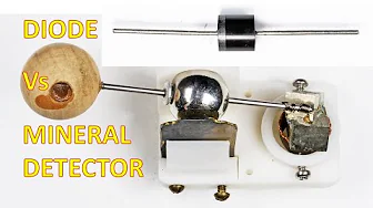 Crystal Radio-Diode VS Mineral Detector, They Work Differently