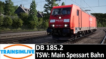 Train Sim World - Service Mode 09:25 Banking Service - 185.2 On Main Spessart Bahn