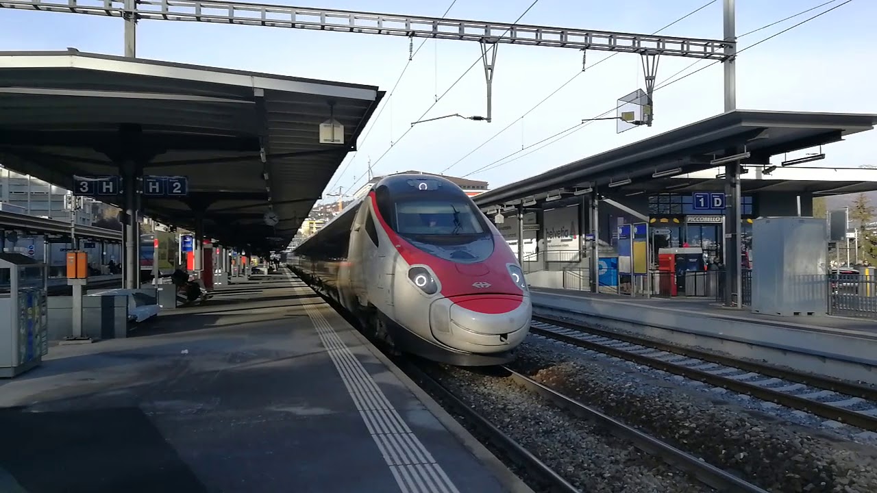 Abfahrt EC 151 nach Milano Centrale