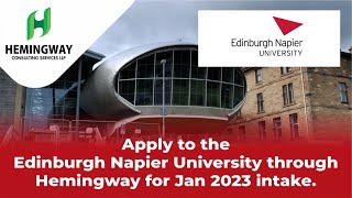 Apply To Edinburgh Napier University Through Hemingway | #uk #ukstudy #ukuniversity