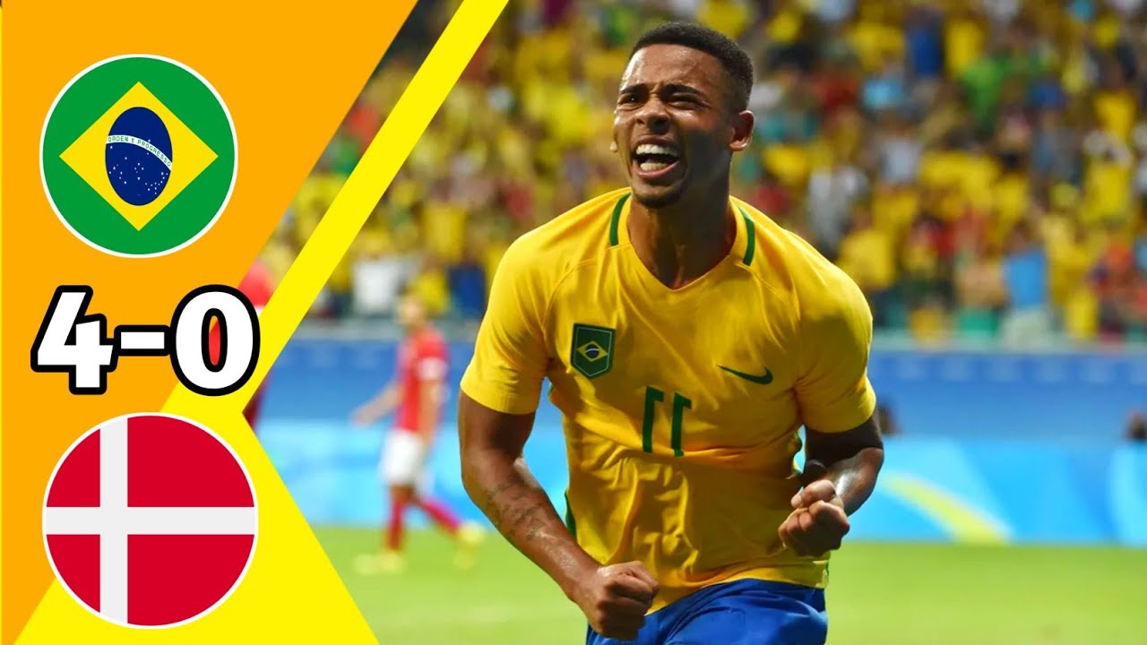  Brazil 4 × 0 Denmark ⚪ 2016 Olympic ⚪ Extended Highlights & Goals HD