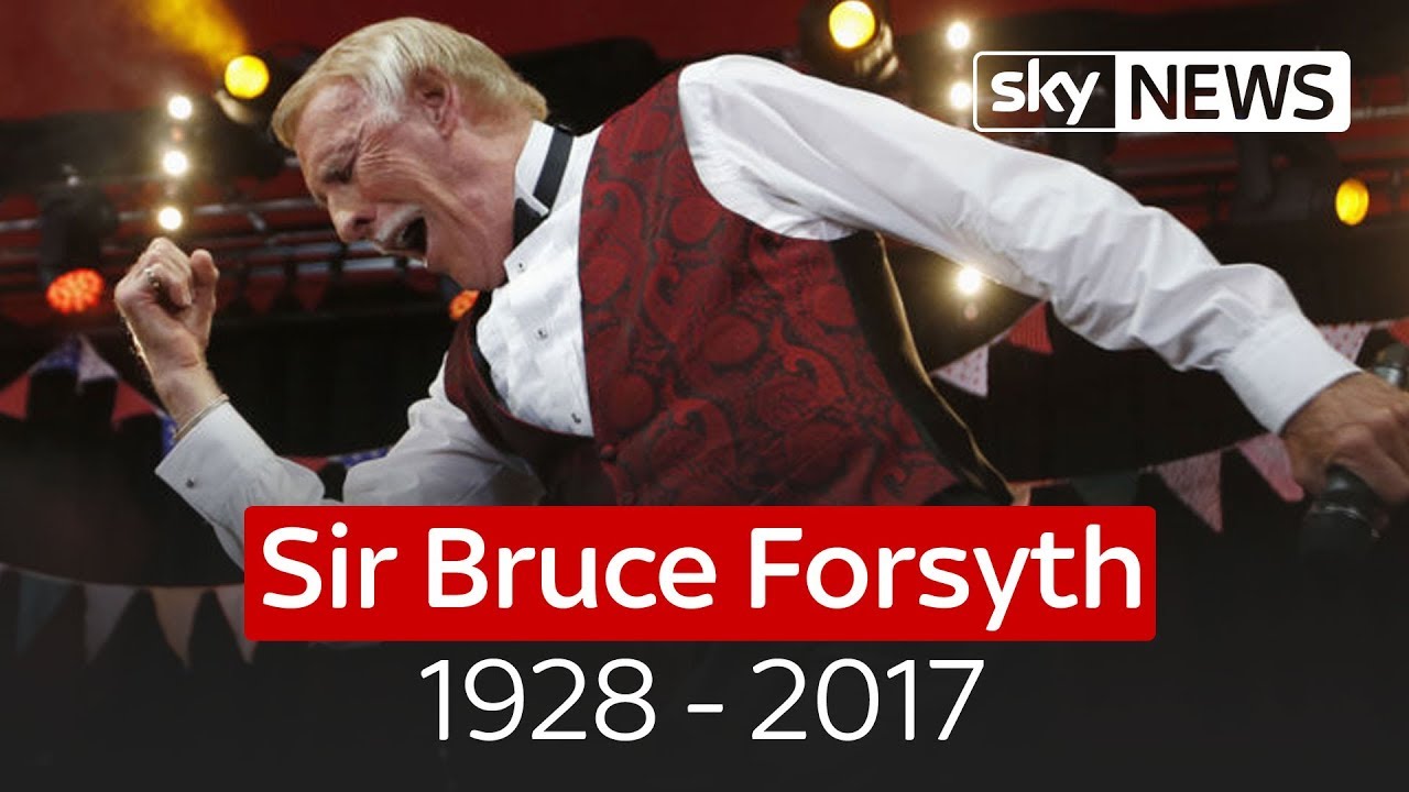 Former Strictly presenter Sir Bruce Forsyth has died