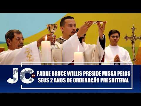 Pe. Bruce Willis de Oliveira preside missa pelos seus 2 anos de Ordenação Presbiteral –JCTV–25/08/26