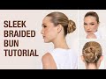 Sleek Braided Bun Hair Tutorial | Easy Bridal or Formal Hair Styling Technique | Kenra Professional