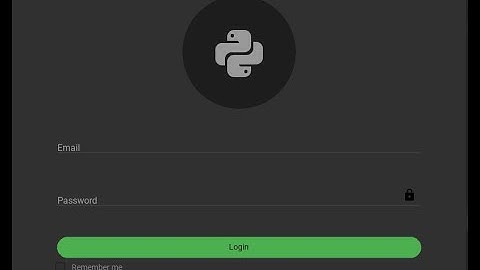 ToDo App with Python Kivy