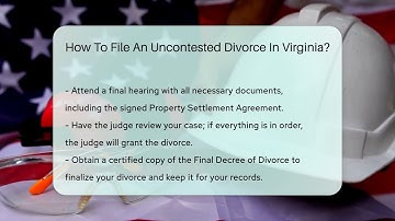 How To File An Uncontested Divorce In Virginia? - CountyOffice.org