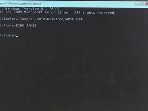 How To Create A Batch File