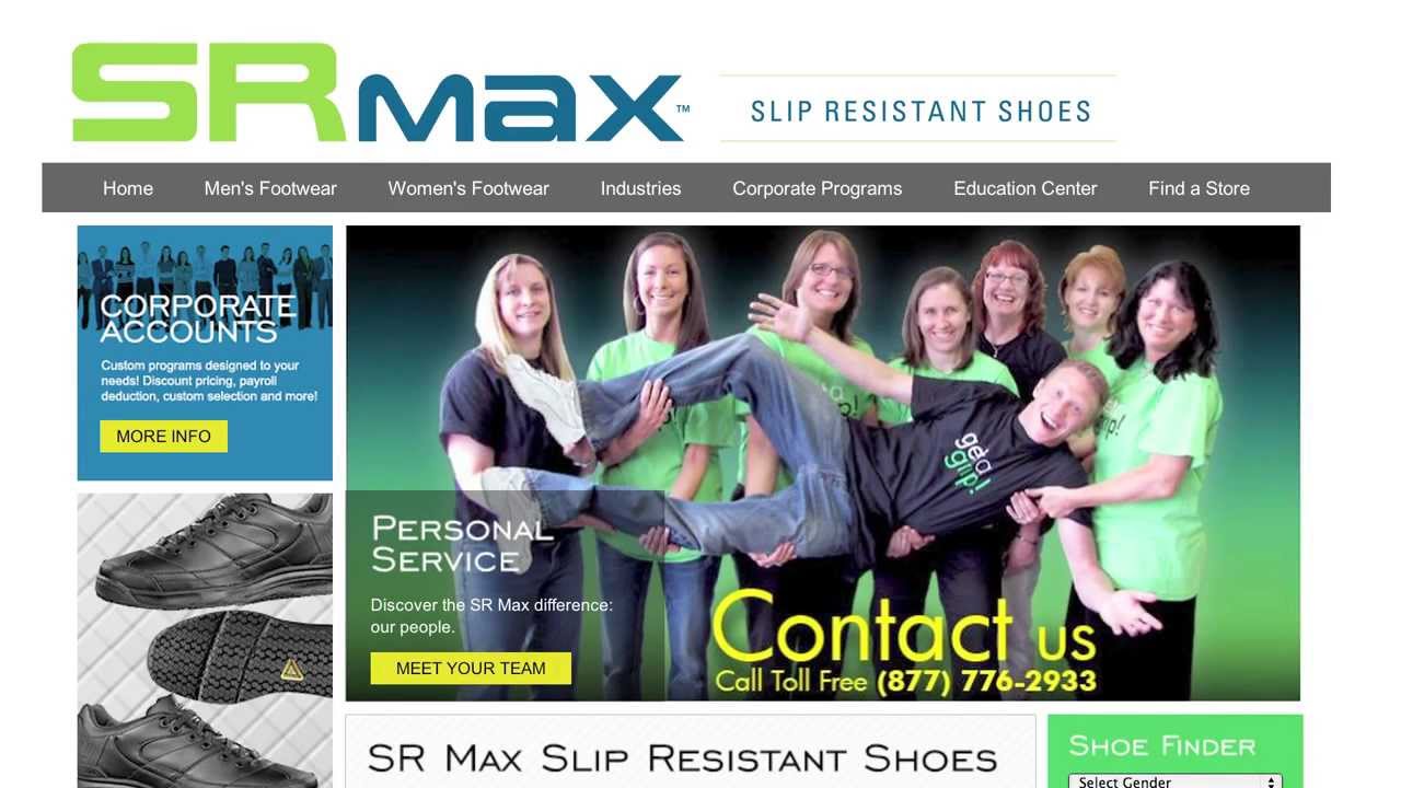 sr max slip resistant shoes