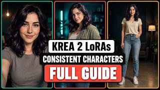 Build A Krea 2 Character LoRA From Scratch Using ComfyUI