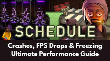 🔥Fix Schedule 1 Crashes, FPS Drops & Freezing – Ultimate Performance Guide