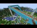 WORLDS BIGGEST ROLLER COASTER in MINECRAFT