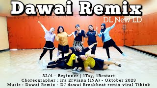 Dawai Remix Line Dance | Beginner | @Iraerviana (INA)