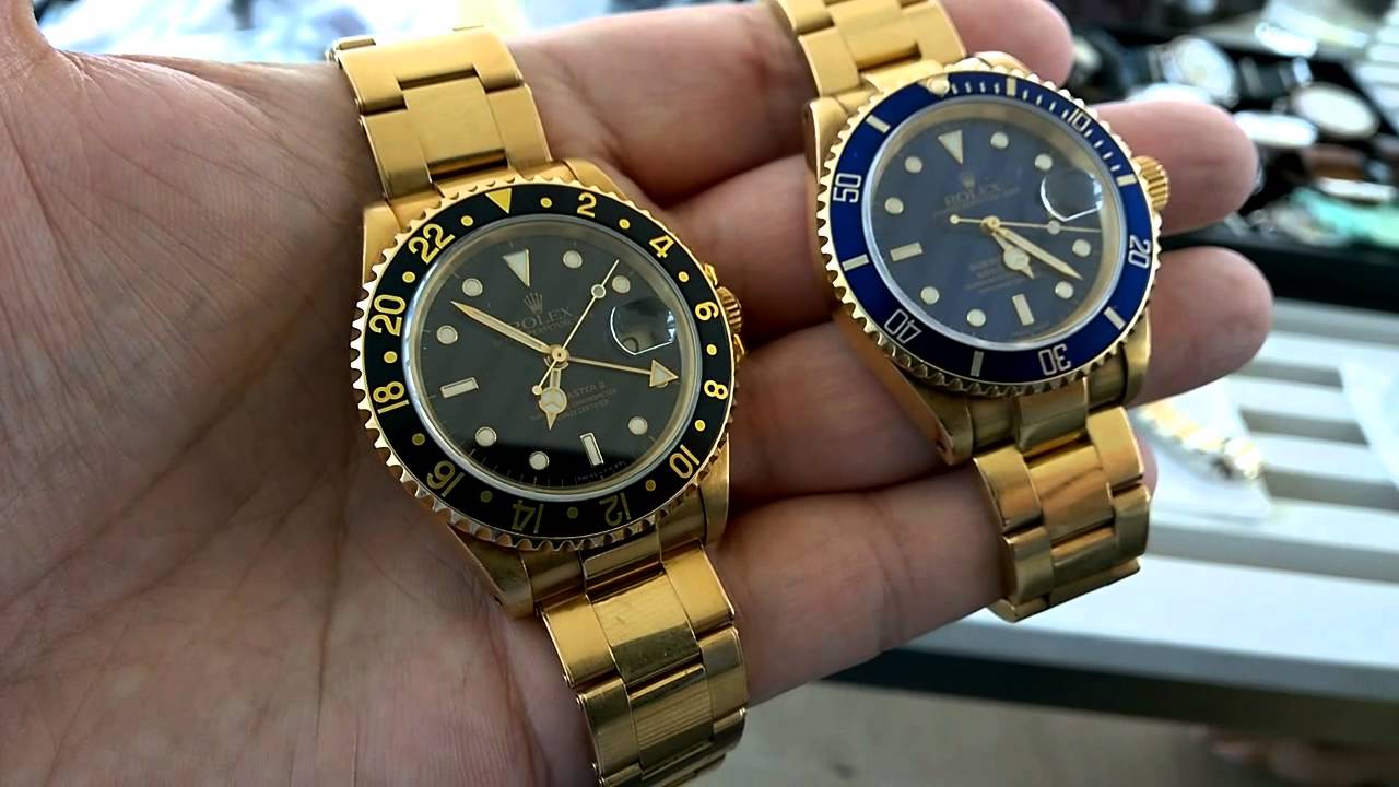 ARCHIELUXURY'S MORAL DILEMMA - Gold Rolex Sub or Gold Rolex GMT - YouTube