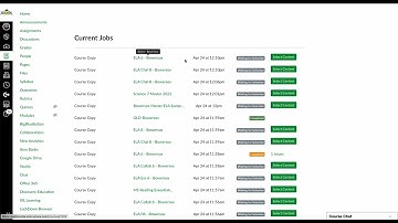 Importing Rubrics from One Canvas Course to Another