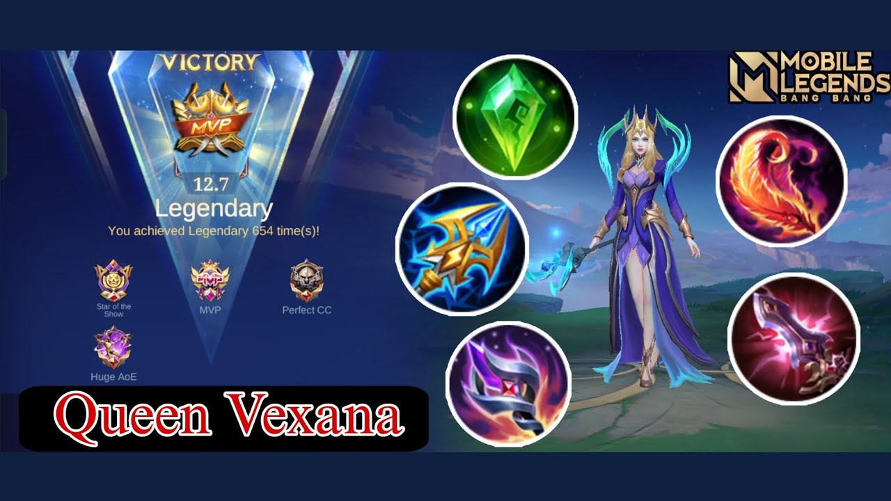 Magic Penetration Build 🔥 || Vexana Solo Gameplay || Rank Push || Mobile Legends Bang on 