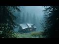 Bruit blanc pluie orage 4h