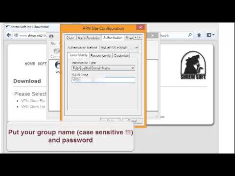 shrew soft vpn during logon