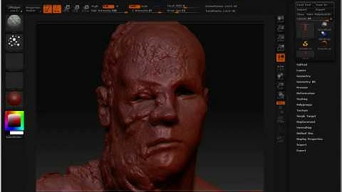 ZBrush Tutorial (Getting Started) - Smoothing