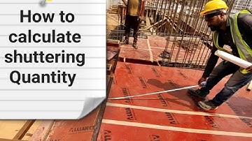 How to calculate Shuttering and Concrete quantity of RCC member Footing, Column, Beam, Slab