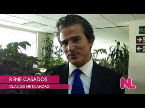 Cuando Me Enamoro: Rene Casados saluda a NovelaLounge.com - YouTube