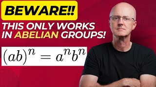 If G is Abelian, Prove (ab)^n=(a^n)(b^n) ∀ positive n ∈ ℤ & ∀ a, b ∈ G