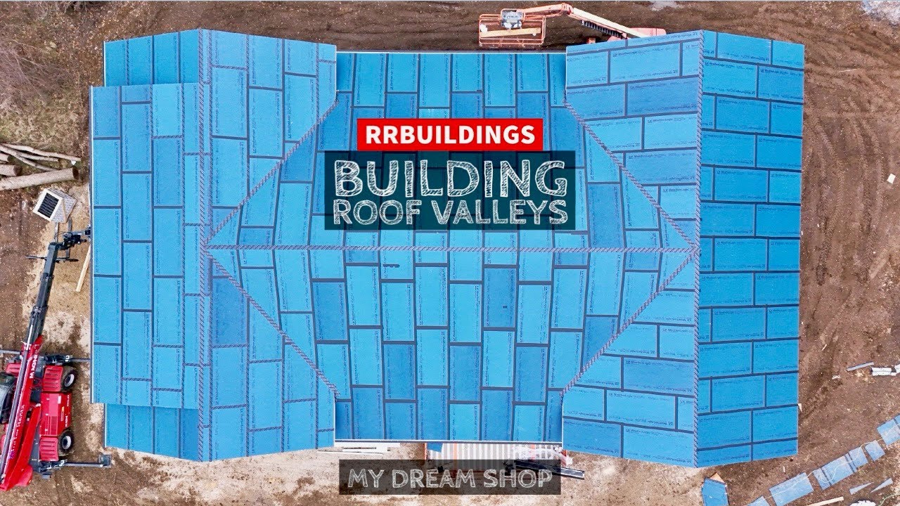 My Dream Shop Ep-25: Building Post Frame Valleys on Roof - YouTube