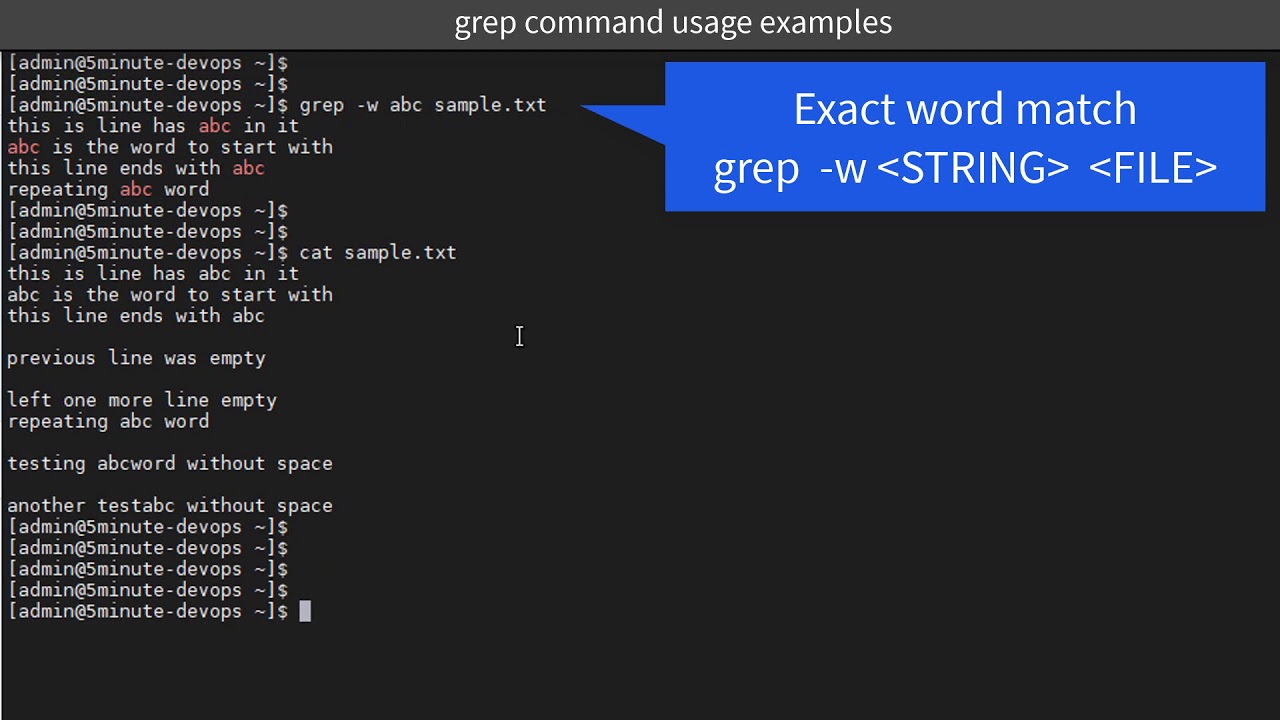 grep tutorial