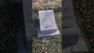 PTE. A.G. Walker 326646 V.G. of G. Aug. 1. 1951 AGED 52 Years