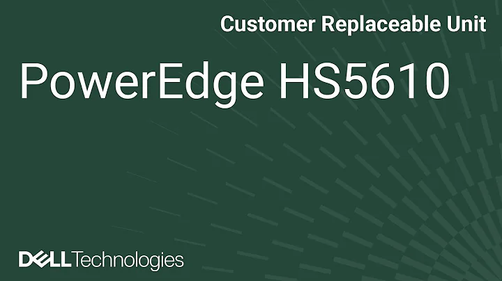 Dell PowerEdge HS5610: Remove/Install BOSS