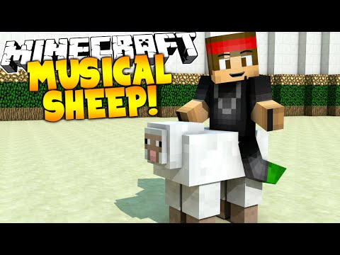 Minecraft Minigame Plugin: MUSICAL SHEEP! (with music!)