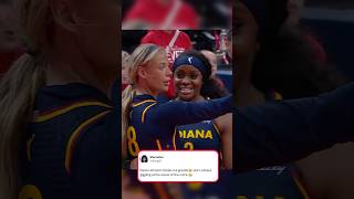 Raven Johnson was laughing at Sophie Cunningham getting into trouble 😭