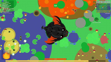My first time as a KD (King dragon) In mope.io!