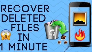 How To Recover Deleted Files On Android 2019 (without root)