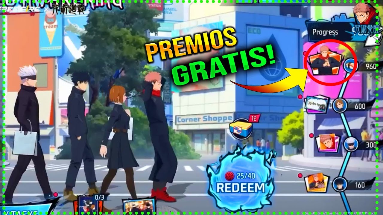 RECLAMA ITADORI GRATIS INTERFAZ ESPECIAL JUJUTSU KAISEN X FREE FIRE ACCESO ANTICIPADO EVENT FF LATAM