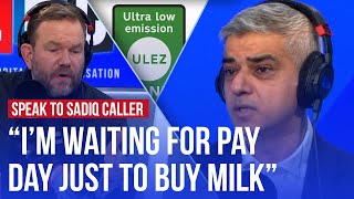 Sadiq Khan confronted by caller 