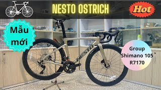 👉  Mẫu mới xe đạp đua Nesto Ostrich toàn đồ Shimano! @hoaicycles_reviewxedop