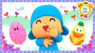 🥚POCOYO ENGLISH -Surprise Eggs: Learn The Colors [95 min] Full Episodes |VIDEOS & CARTOONS for KIDS