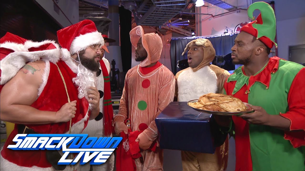 The New Day's holiday celebration is crashed by Rusev &amp; English: SmackDown LIVE, Dec. 19, 2017