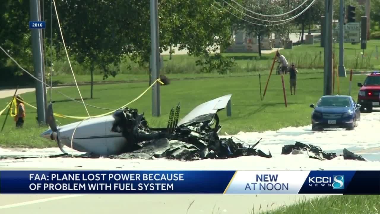 FAA releases cause of 2016 Des Moines plane crash