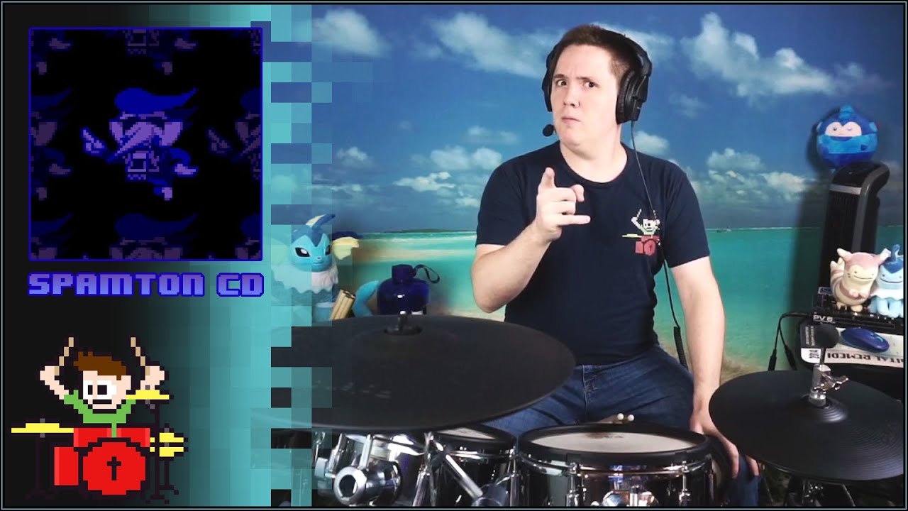 SPAMTON CD ON DRUMS!!!